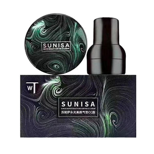 SUNISA 3-in-1 Air Cushion CC & BB Cream | Waterproof Moisturizing Foundation with Sponge