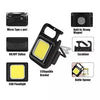 Portable Keychain Light 500 Lumens Mini COB LED Flashlight