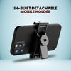 NeePho P170S Selfie Stick Tripod | Extendable , Bluetooth Remote, Universal Smartphone Mount | Durable Metal Build & Lightweight Design
