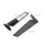 Motorcycle Rearview Mirror Black Wind Wing 360° Adjustable