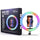 MJ36 RGB LED Ring Light 36cm with 16 Colors, Brightness Control & Phone Holder