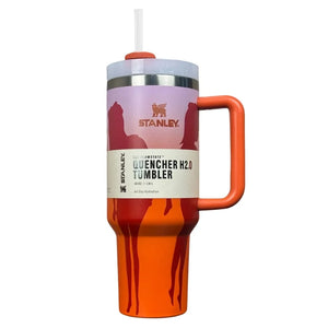 Orange Insulated Tumbler | H2.0 Style 1.18L Limited Edition Double Wall Vacuum Insulated