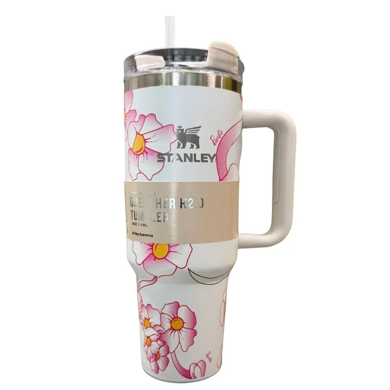 White Insulated Tumbler | H2.0 Style 1.18L Limited Edition Double Wall Vacuum Insulated