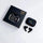 Black A9 Pro ANC Bluetooth 5.4 Wireless Earbuds with Smart Screen and Active Noise Cancellation