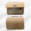 Luxury Women’s Shoulder Bag in Beige Faux Leather for Casual, Work, and Formal Use