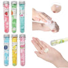Portable Disposable Soap Paper Flakes in Flower Tube Bottle | Travel-Friendly Handwashing Sheets for Outdoor & Daily Use