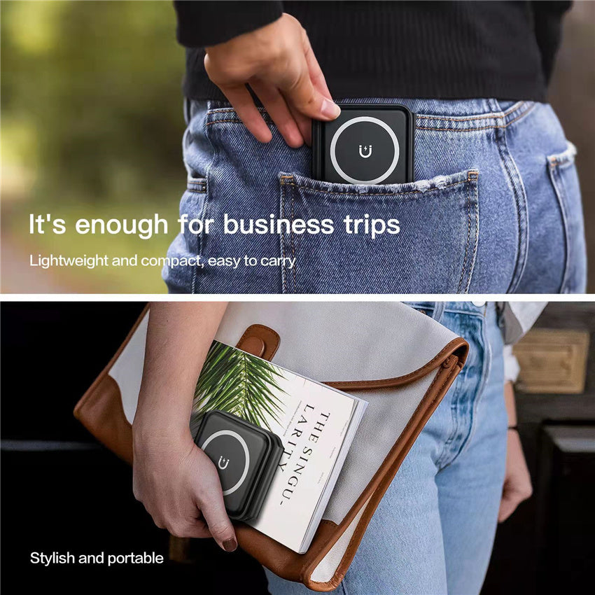 3-in-1 Foldable Magnetic Wireless Charger 15W Charging Station for Phone, Smartwatch and Earbuds