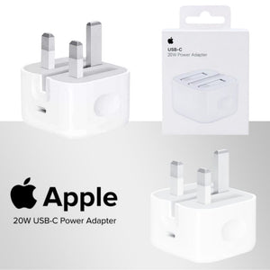 Apple 20W USB-C Power Adapter | Fast Charger | AAA Quality | Compatible with iPhone & iPad