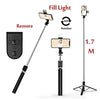 NeePho P170S Selfie Stick Tripod | Extendable , Bluetooth Remote, Universal Smartphone Mount | Durable Metal Build & Lightweight Design