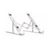 Premium Aluminum Foldable Laptop Stand | Sturdy, Adjustable, Portable | Silver & Black