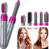 5-in-1 Electric Hair Dryer Brush Kit | Blow Dryer, Straightener, Curler & Volumizer Styling Tool