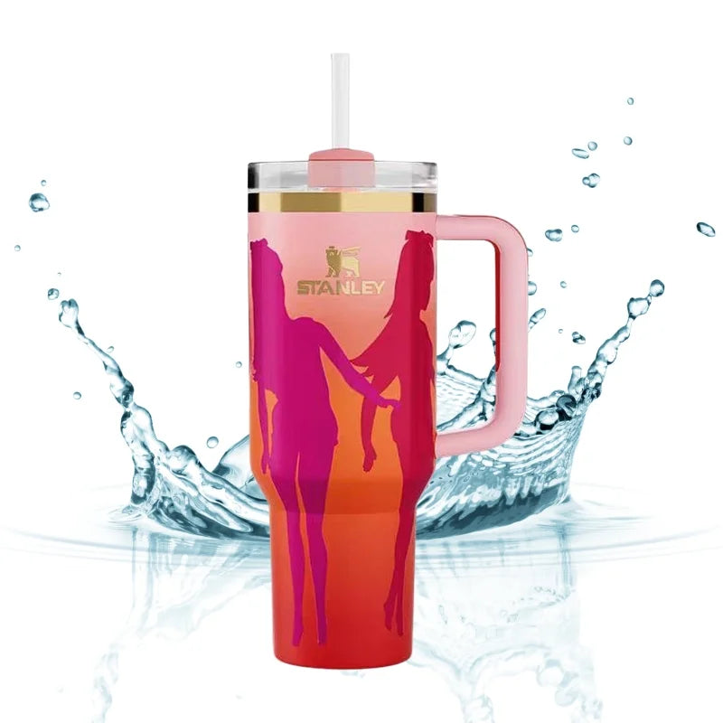 Pink Insulated Tumbler | H2.0 Style 1.18L Limited Edition Double Wall Vacuum Insulated