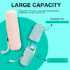 Portable Toothbrush & Toothpaste Holder Case | Travel Storage Box with Cup Function