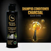 Rivaaj Mahal Charcoal Shampoo + Conditioner 2-in-1 | Black Shine Formula