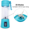 Portable 6-Blade USB Rechargeable Juicer Blender for Smoothies Shakes Baby Food and Outdoor Use | Random Color