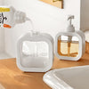 Portable Refillable Soap Dispenser Bottle | 300ml 500ml Clear Pump Bottle for Kitchen Bathroom Shower Lotion Shampoo