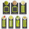 16-in-1 Mandoline Slicer & Vegetable Chopper | Multifunctional Food Cutter & Grater