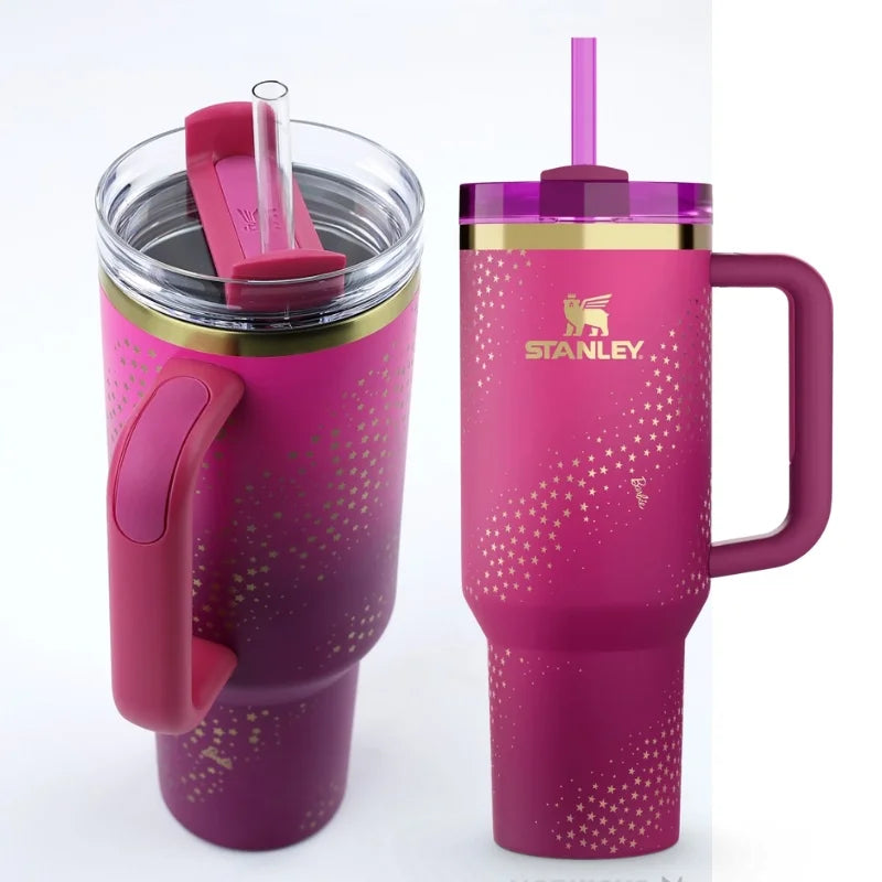 Star Pink Stylish Insulated Tumbler | H2.0 Style 1.18L Limited Edition Double Wall Vacuum Insulated