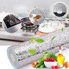 Silver Foil | Marble Sheet Sticker 60x200cm | Waterproof Self-Adhesive PVC Wallpaper for Furniture Walls