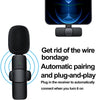 K9 Dual Wireless Lavalier Microphone | Plug & Play USB Type-C | Mic with Auto Sync & Noise Reduction