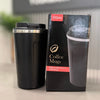 Black 510ML Stainless Steel Vacuum Insulated Thermos Flask Travel Mug with Temperature Display