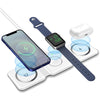 3-in-1 Foldable Magnetic Wireless Charger 15W Charging Station for Phone, Smartwatch and Earbuds