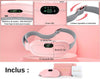 Digital Period Heating Pad & Vibrating Belt | 3 Heat Levels, 4 Massage Modes | Fast Relief for Menstrual Cramps