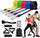 Gym Belt with Box | 5-in-1 Power Exercise Resistance Band Set | Adjustable Fitness Equipment for All