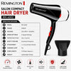 Remington Hair Dryer RM-6002 | 5000W Powerful Hair Dryer with Hot & Cool Air | 2 Speed Settings | Compact Salon Hair Styling Dryer