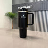 Black 40 Oz Stainless Steel Tumbler | Leak-Proof Vacuum Insulated Travel Mug | Hot & Cold