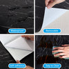 Black & Grey | Marble Sheet Sticker 60x200cm | Waterproof Self-Adhesive PVC Wallpaper for Furniture Walls