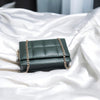 Green Crossbody Bag for Girls with Rose Gold Chain