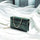 Green Crossbody Bag for Girls with Rose Gold Chain