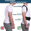 Back Pain Relief Posture Corrector Belt | Adjustable Support for Spine, Shoulder & Lumbar Alignment | XXXL