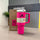 Pink 40 Oz Stainless Steel Tumbler | Leak-Proof Vacuum Insulated Travel Mug | Hot & Cold