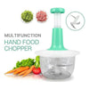 2L Manual Hand Push Chopper & Multifunctional Mixer | Vegetable Chopper, Meat Grinder, and Baby Food Maker