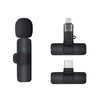 K9 Wireless Lavalier Microphone | Plug & Play Type-C & iOS Mic with Noise Reduction