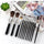 Makeup Brush Set – 12-Piece Professional Makeup Tool Kit | Soft, High-Quality Synthetic Bristles | Huada | Fit Me | Pabibrow
