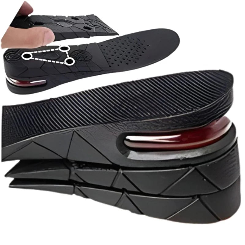 3 Layer Height Increase Insoles – Adjustable 3 cm to 7 cm | Soft, Comfortable & Shock-Absorbing | Elevator Shoe Inserts for Men & Women