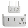 Light Gray WiFi Router Storage Box & Wall Mount Shelf  Universal Cable Organizer | Space-Saving Holder for Modem, Set-Top Box & Smart Devices | Home & Office Use