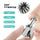 Manual Stainless Steel Nose & Ear Hair Trimmer – Painless, Battery-Free Precision Grooming Tool with Cleaning Brush