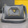 Gray Elegant Cat Handle Handbag for Girls & Ladies | Stylish Shoulder & Crossbody Bag with Gold Accents | Adjustable Strap