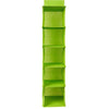 5 Shelf Clothes Hanging Organizer | Foldable Wardrobe Section Storage | Durable Fabric & Plastic