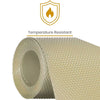 Anti-Slip Fridge & Shelf Mat | Waterproof Washable Liner for Kitchen Drawers Cabinets | Beige