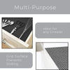 Anti-Slip Fridge & Shelf Mat | Waterproof Washable Liner for Kitchen Drawers Cabinets | Black