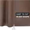 Anti-Slip Fridge & Shelf Mat | Waterproof Washable Liner for Kitchen Drawers Cabinets | Brown