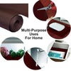 Anti-Slip Fridge & Shelf Mat | Waterproof Washable Liner for Kitchen Drawers Cabinets | Brown