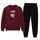 KING Printed Maroon Tracksuit Sweatshirt & Trouser | Warm & Comfortable Winter Wear | XL