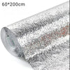Silver Foil | Marble Sheet Sticker 60x200cm | Waterproof Self-Adhesive PVC Wallpaper for Furniture Walls