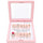 12 Pcs Press On Nails Set With Floral Design & Rhinestone Decoration | Reusable False Nails With Nail Prep Kit